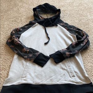 Double hooded sweatshirt